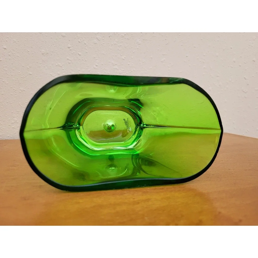Controlled Bubble Emerald Green Oval‎ Glass Vase - Better Homes & Gardens FTD